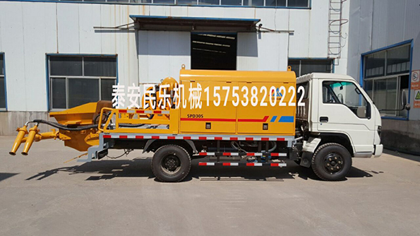 雙噴頭車(chē)載混凝土濕噴機